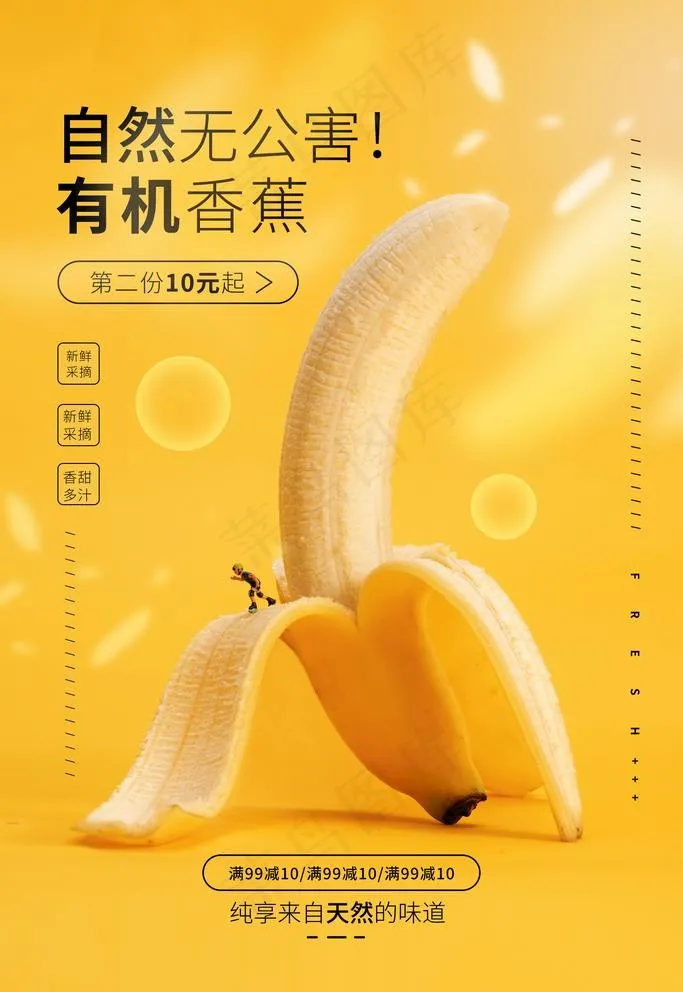 香蕉图片psd模版下载