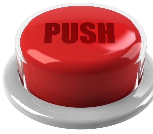 红色立体按钮psd分层素材图片