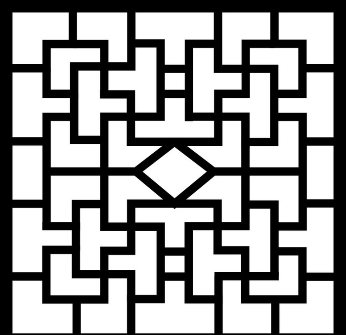 镂空隔断栅格图片cdr矢量模版下载