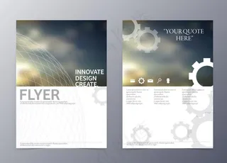 时尚宣传单设计图片