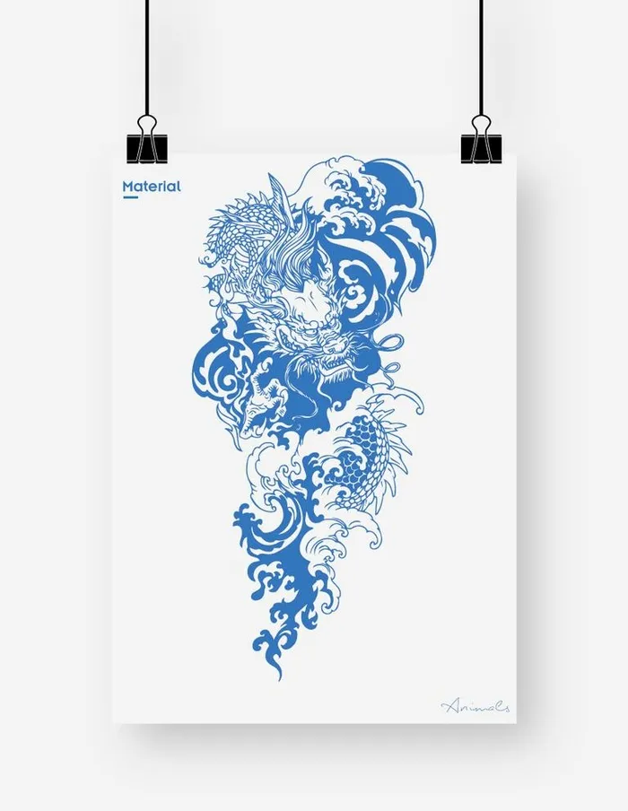 龙图片ai矢量模版下载