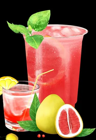 蜂蜜柚子茶  免扣素材图片