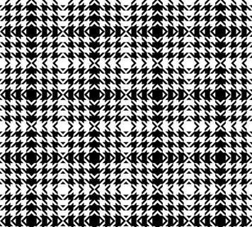 黑白千鸟格图案图片