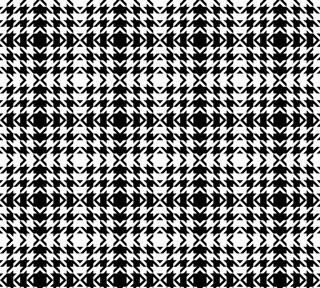 黑白千鸟格图案图片