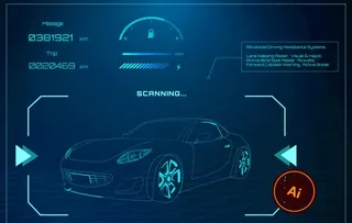 汽车线稿图图片