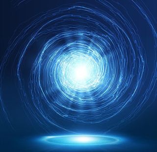 漩涡蓝光素材背景图片