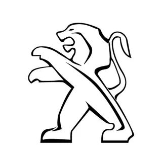 标致 车标 矢量图 Logo线图片