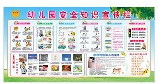 幼儿园安全知识宣传栏图片