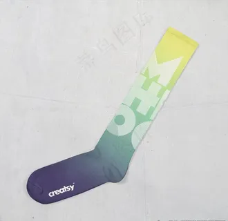 袜子样机图片