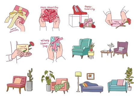 家居沙发花瓶摆件鲜花贺卡图片