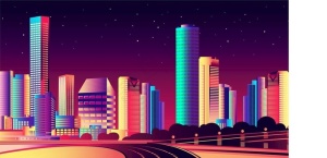 城市剪影图片