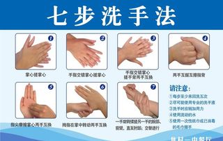 七步洗手法图片