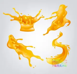 飞溅的果汁图片