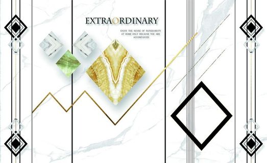 几何背景墙图片