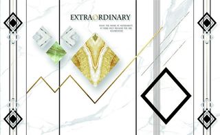 几何背景墙图片