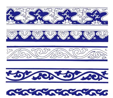 青花瓷边框图片