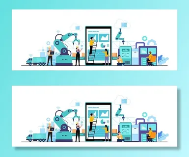 扁平化智能工厂无线技术图片