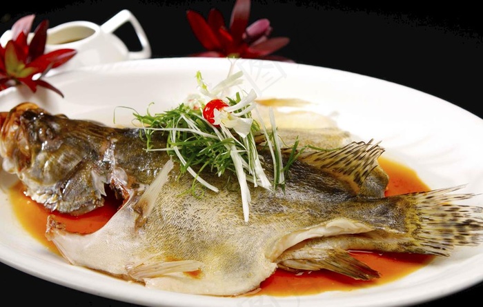 清蒸桂花鱼图片