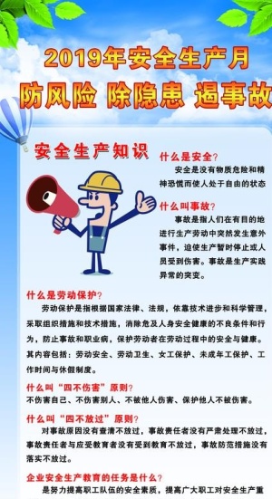 安全生产月图片