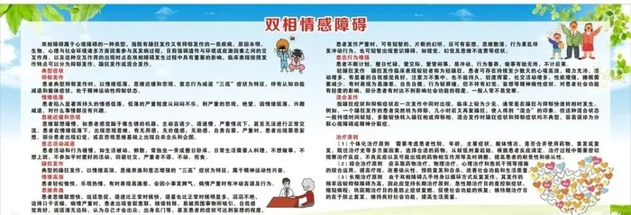 双相情感障碍图片cdr矢量模版下载