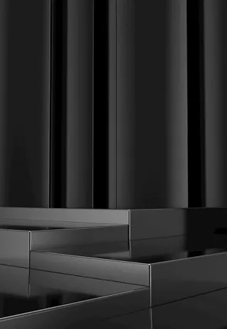 黑色质感展台背景图片