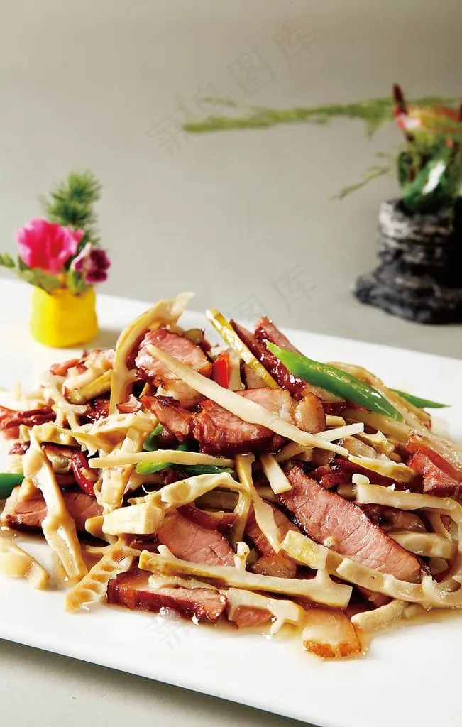 竹笋腊肉图片