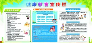 健康教育宣传栏图片