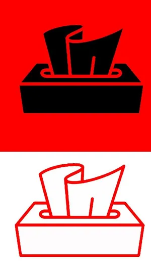 纸巾盒矢量图图片