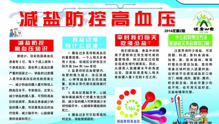 减盐防控高血压图片(5188x3118)psd模版下载