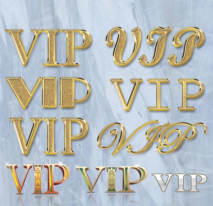 VIP字体图片