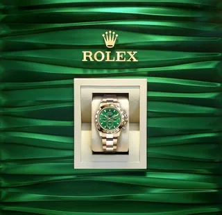 劳力士绿金迪图片