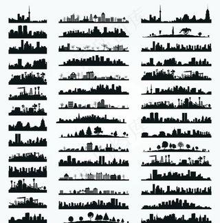 城市剪影图片