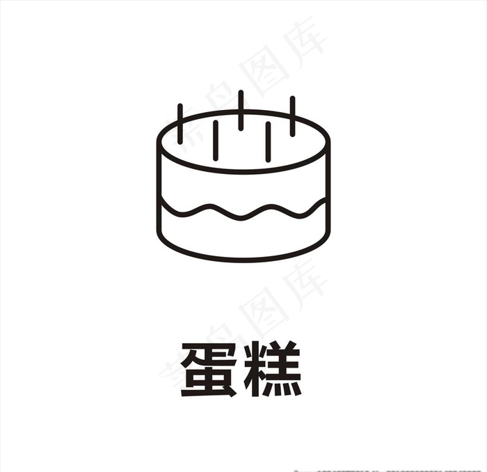 蛋糕图片cdr矢量模版下载