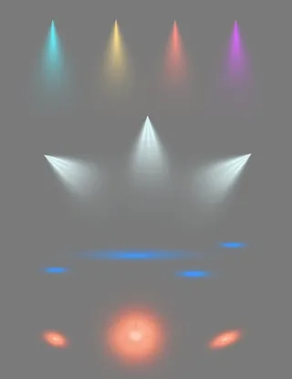 光效 光束 十字星光图片