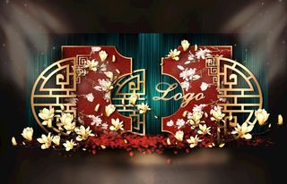 新中式婚礼效果图图片