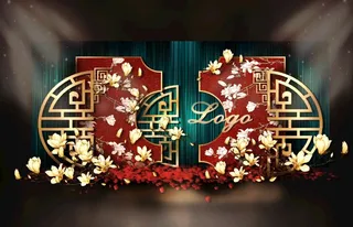 新中式婚礼效果图图片