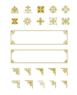 中式边框  图片