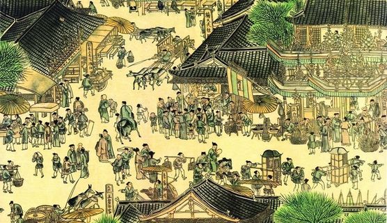 古代生活场景图片