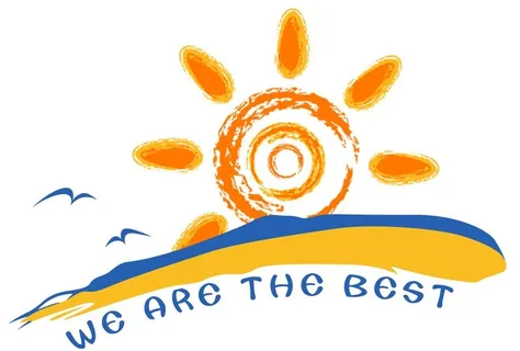 卡通太阳彩虹图片