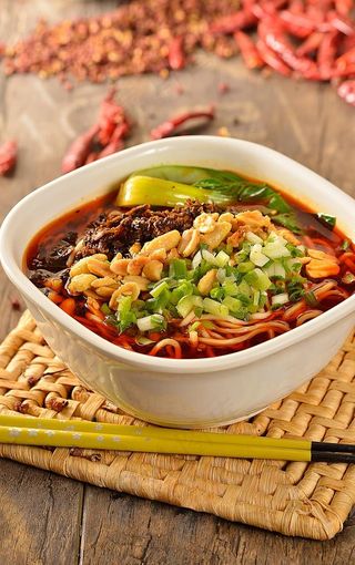 四川担担面图片