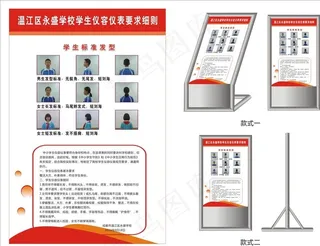 学校学生仪容仪表要求细则图片