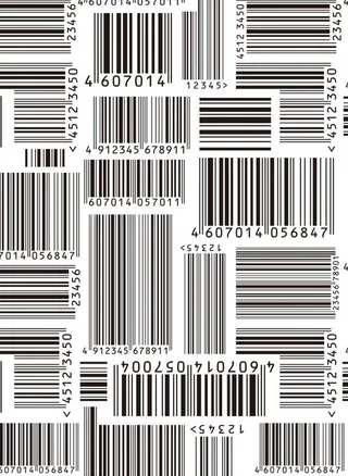 条形码 横竖 数字 黑白 排列图片
