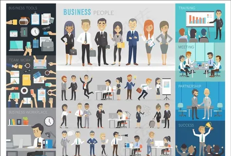 商务人士场景图片