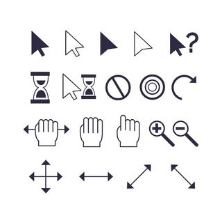 箭头 手势 光标 图片