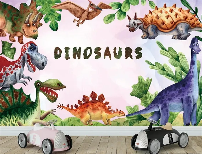 恐龙背景墙图片(9071x5669)psd模版下载