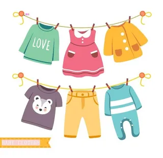 矢量童装图片
