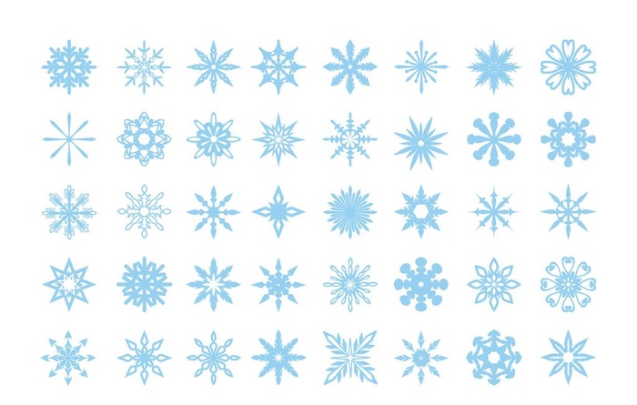 雪花图片ai矢量模版下载