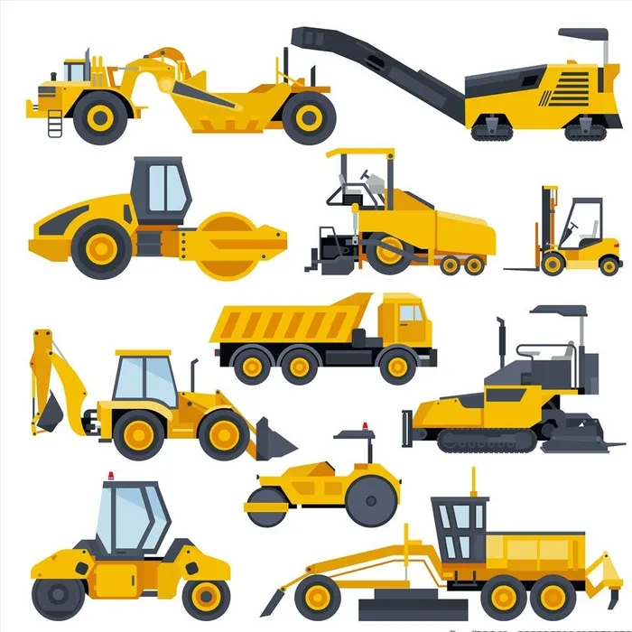 工地车图片ai矢量模版下载