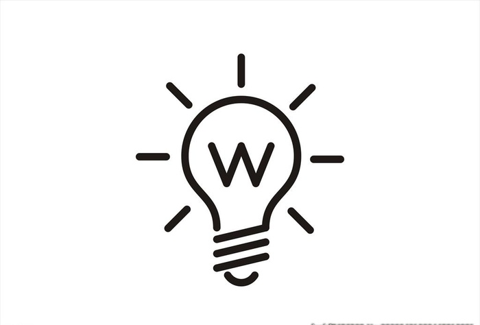 灯泡矢量素材图片