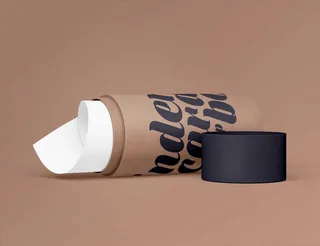 纸筒效果图图片